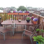 Tuinset op dakterras